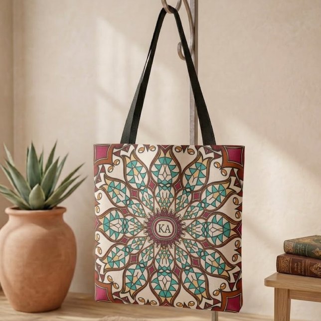 Nouveau Desert Flower Tote Tygkasse (Skapare uppladdad)