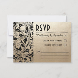 Nouveau Dream Bröllop OSA Card - Guld & Black