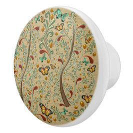 Nouveau fjärilar och apelsinträd  knopp