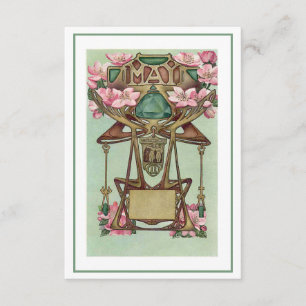 Nouveau May gemini zodiac födelsedagsinbjudan Inbjudningar