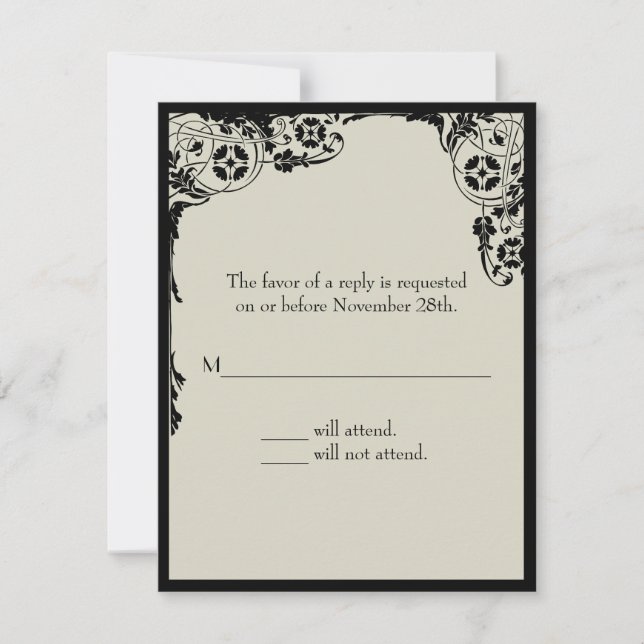 Nouveau-svarskort OSA Kort (Framsida)