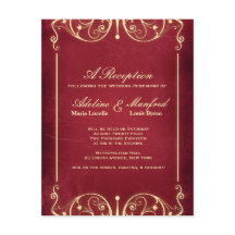 Nouveau Victorian: Red & Guld Reception