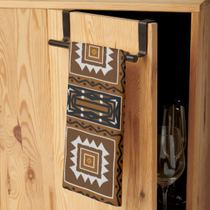 Nouveaux Uhuru Ethnic Mönster Kitchen Towel Kökshandduk