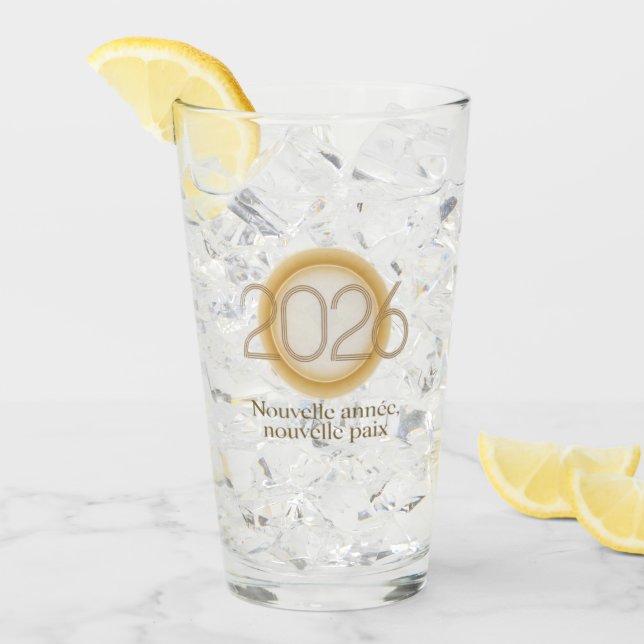 Nouvelle année, nouvelle paix glaskopp (Framsida Ice)