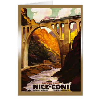 Nouvelle Ligne de Nice à Coni via Tende Hälsningskort