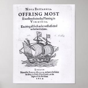 Nova Britannia. Erbjuder de mest utmärkta fruktern Poster