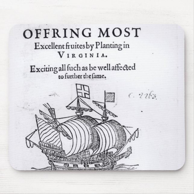 Nova Britannia. Offring mest utmärkta Fruites Musmatta (Framsidan)