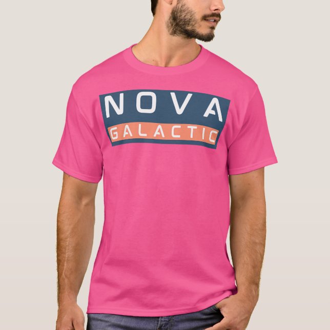 Nova Galactic Clean Logotyp T Shirt (Framsida)