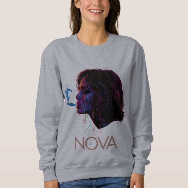 Nova Glow Painted Silence T Shirt (Framsida)
