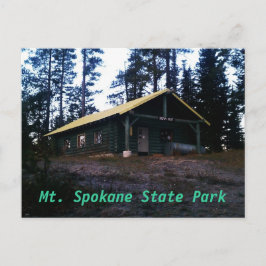 Nova Hut Mt. Spokane State Park Vykort