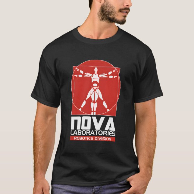 Nova Laboratories Robotics Division T Shirt (Framsida)