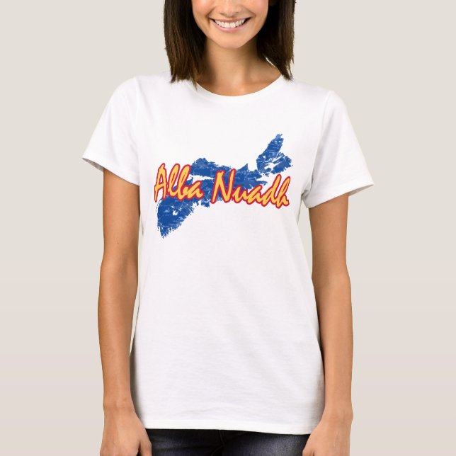 Nova Scotia - Alba Nuadh T Shirt (Framsida)