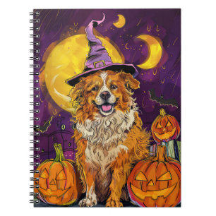 Nova Scotia Anka Toller Halloween Witch Pumpkin Anteckningsbok
