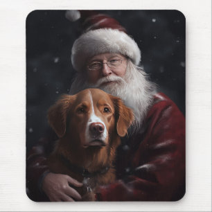 Nova Scotia Anka Toller med Jultomten Festive Musmatta