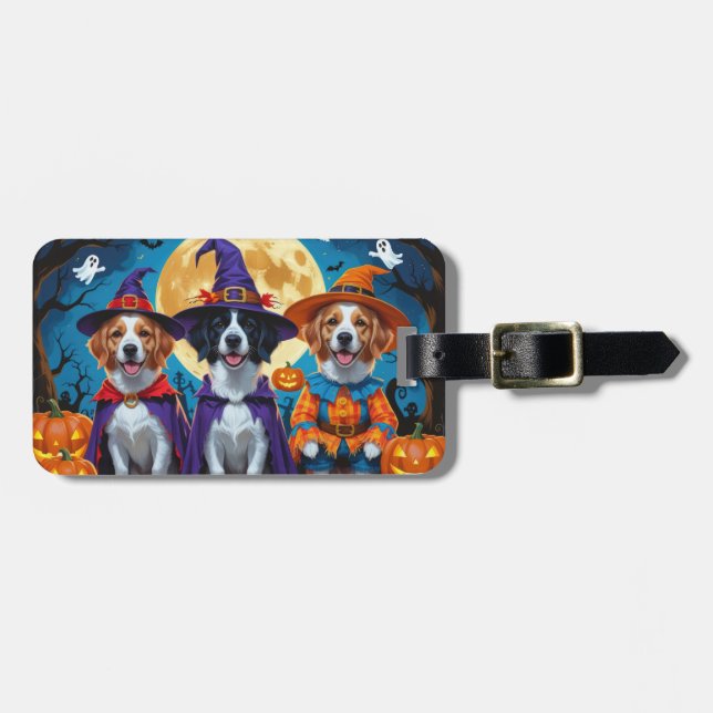 Nova Scotia Anka Toller Pumpkin Halloween Funny Bagagebricka (Horisontell Framsida)