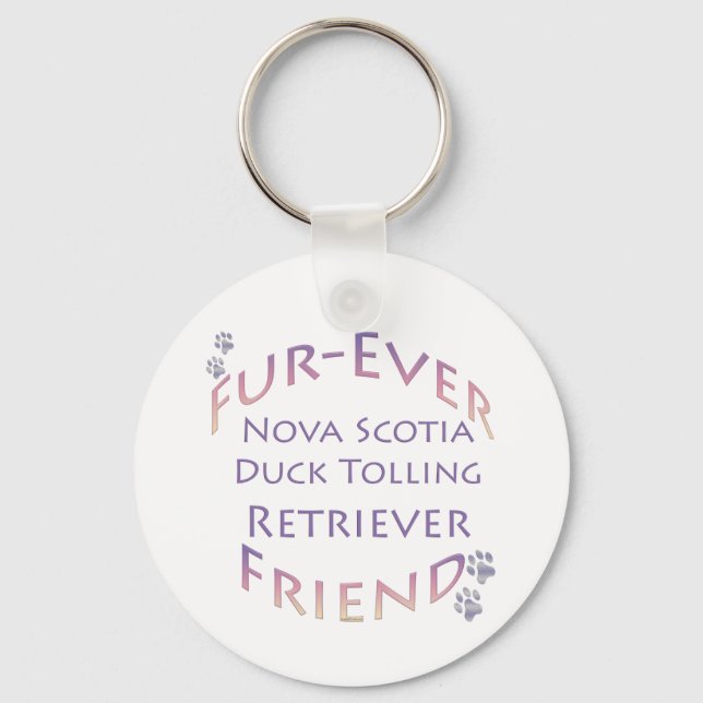 Nova Scotia Anka Tolling Furever Nyckelring (Framsida)