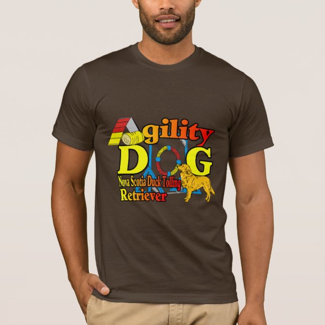 Nova Scotia Anka Tolling Retriever Agilitet Tröja (Framsida)