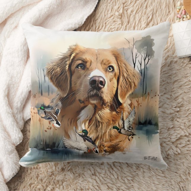 Nova Scotia Anka Tolling Retriever, Art Kudde (Filt)