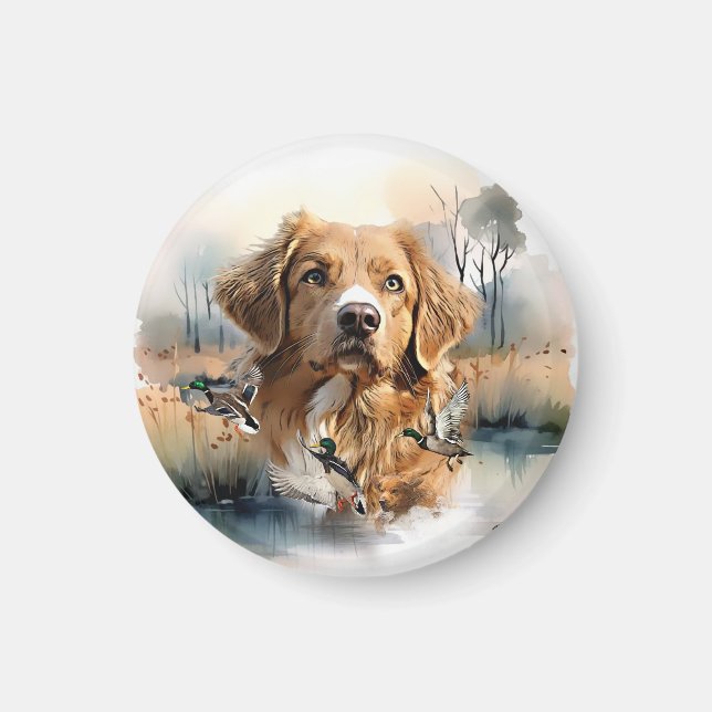 Nova Scotia Anka Tolling Retriever, Art Magnet (Framsidan)