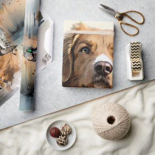 Nova Scotia Anka Tolling Retriever, Art Presentpapper