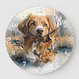 Nova Scotia Anka Tolling Retriever, Art Stor Klocka