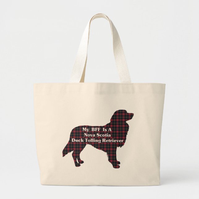 Nova Scotia Anka Tolling Retriever BFF Jumbo Tygkasse (Framsidan)