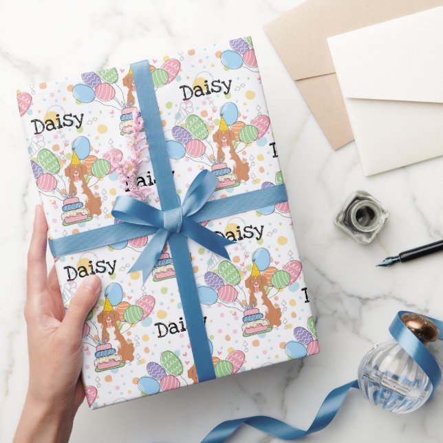 Nova Scotia Anka Tolling Retriever Birthday Presentpapper (Gifting)