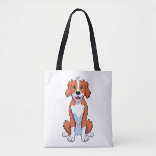 Nova Scotia Anka Tolling Retriever Cartooned Cuten Tygkasse