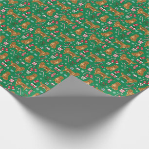 Nova Scotia Anka Tolling Retriever christmas wrap Presentpapper