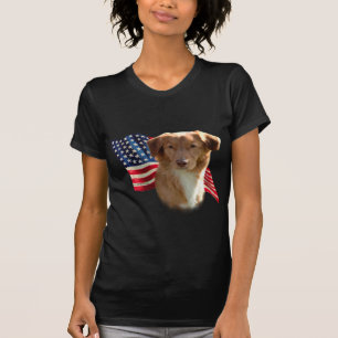 Nova Scotia Anka Tolling Retriever Flagga T Shirt