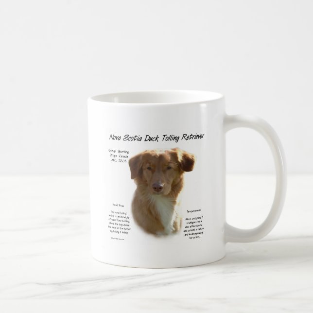 Nova Scotia Anka Tolling Retriever Historik Kaffemugg (Höger)