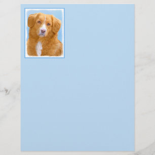 Nova Scotia Anka Tolling Retriever Hund Painting
