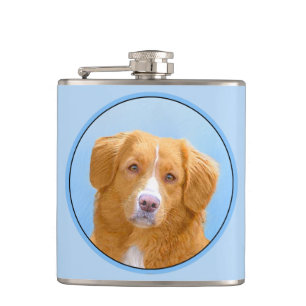 Nova Scotia Anka Tolling Retriever Hund Painting Fickplunta
