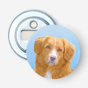 Nova Scotia Anka Tolling Retriever Hund Painting Flasköppnare