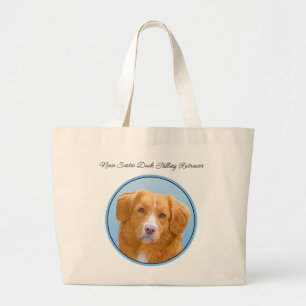 Nova Scotia Anka Tolling Retriever Hund Painting Jumbo Tygkasse