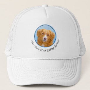 Nova Scotia Anka Tolling Retriever Hund Painting Keps