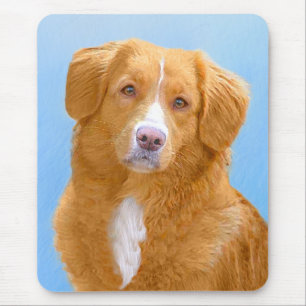 Nova Scotia Anka Tolling Retriever Hund Painting Musmatta
