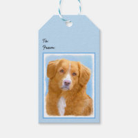 Nova Scotia Anka Tolling Retriever Hund Painting