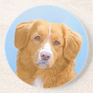 Nova Scotia Anka Tolling Retriever Hund Painting Underlägg
