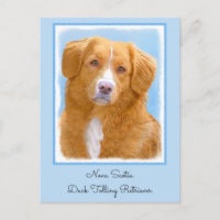 Nova Scotia Anka Tolling Retriever Hund Painting