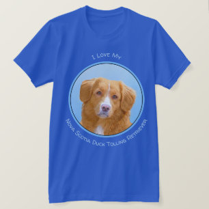 Nova Scotia Anka Tolling Retriever-Hund T Shirt