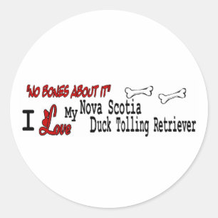 Nova Scotia Anka Tolling Retriever (I Kärlek) Runt Klistermärke