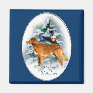 Nova Scotia Anka Tolling Retriever-julklappar Magnet