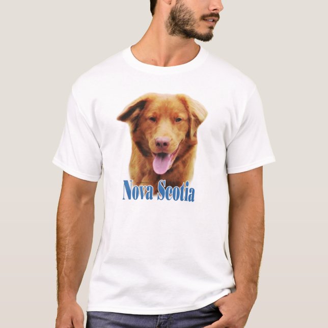 Nova Scotia Anka Tolling Retriever Namn Tröja (Framsida)