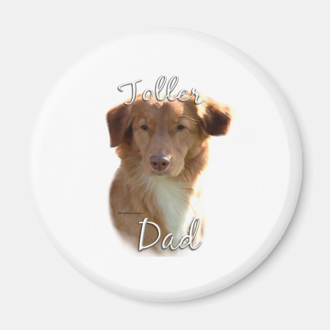 Nova Scotia Anka Tolling Retriever Pappa 2 Magnet (Framsidan)