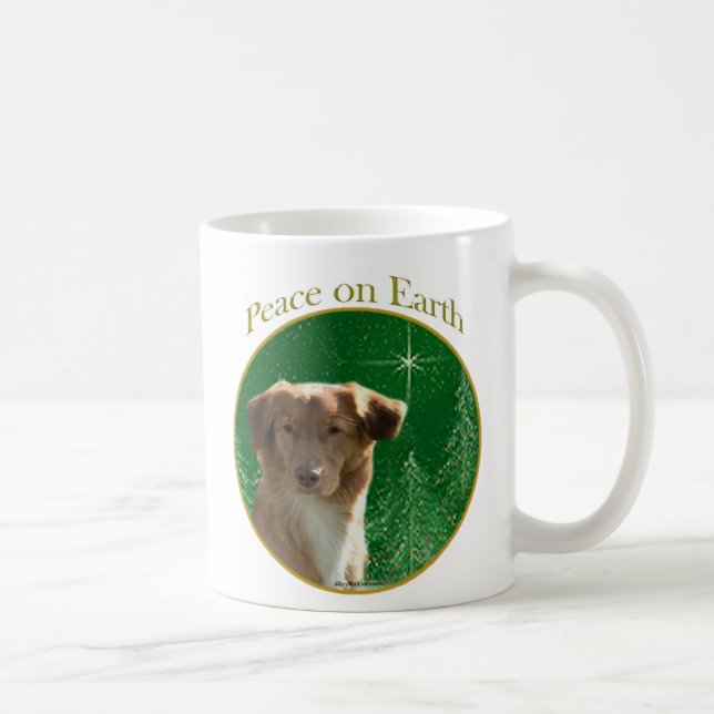 Nova Scotia Anka Tolling Retriever Peace Kaffemugg (Höger)