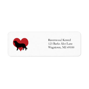 Nova Scotia Anka Tolling Retriever Returadress Etikett