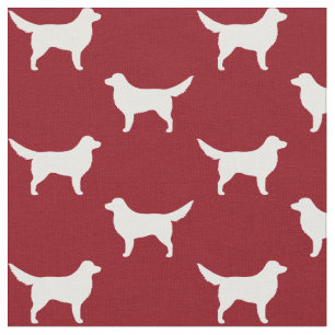 Nova Scotia Anka Tolling Retriever Silhouettes Red Tyg