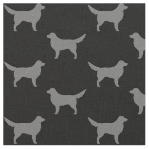Nova Scotia Anka Tolling Retriever Silhouettes Tyg