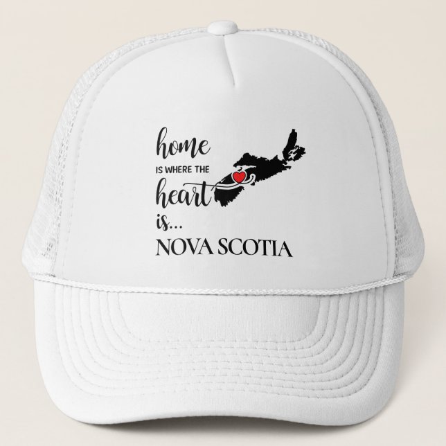 Nova Scotia är där hjärtat finns.. Keps (Framsida)